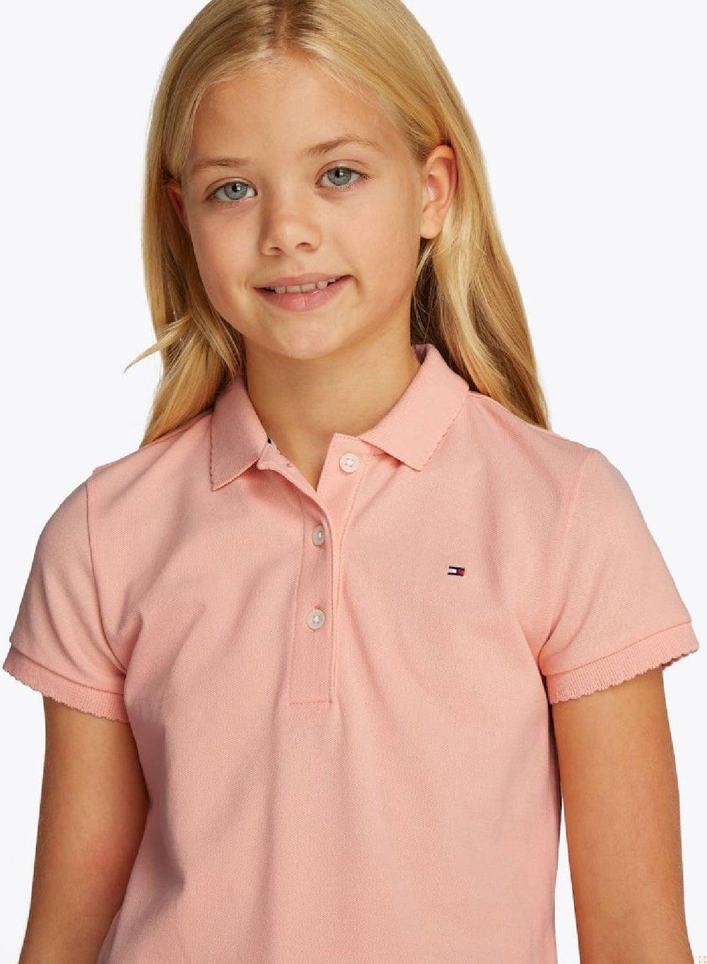 Essential Short Sleeve Polo Coral Ice - Image 1