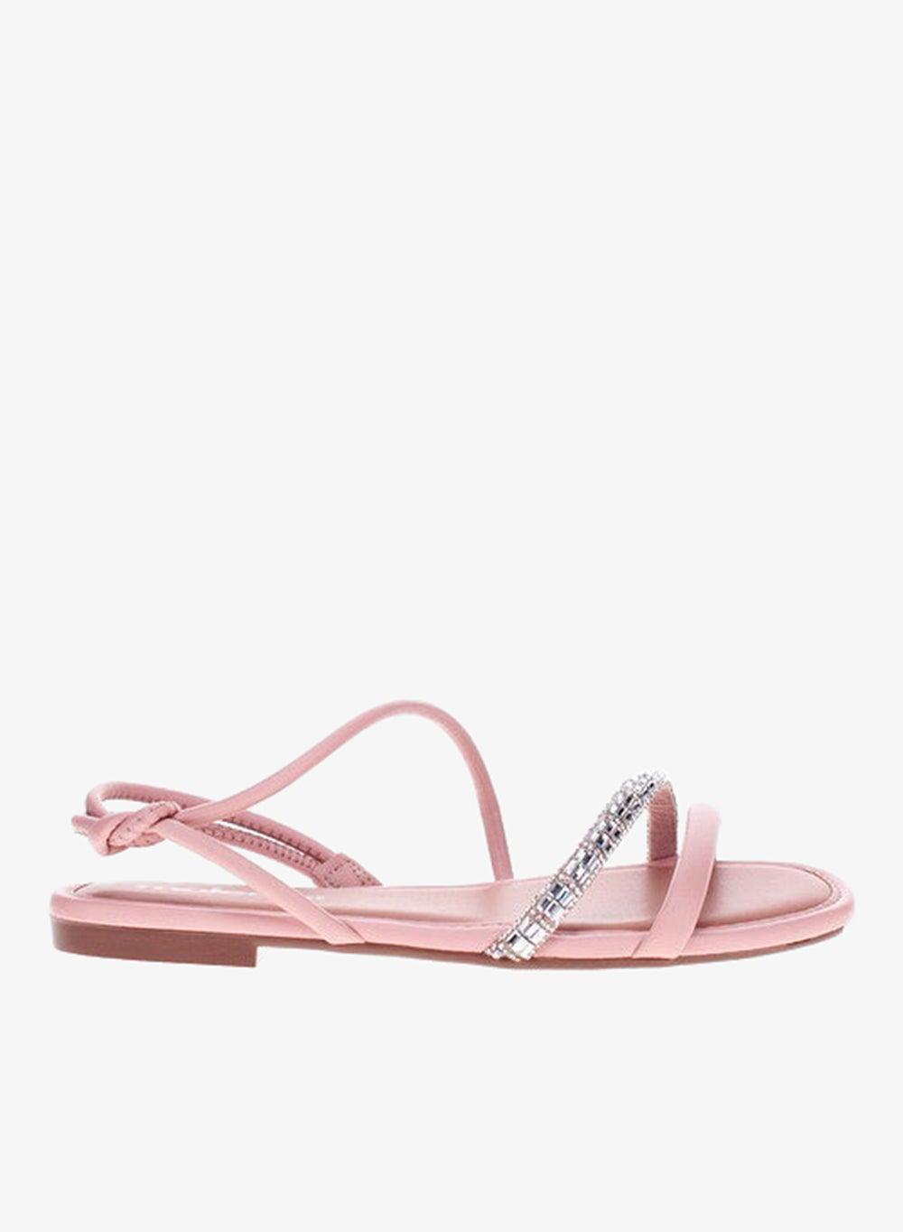 Pink Slingback Flat Sandals for Women – Brazil Design - Image 1