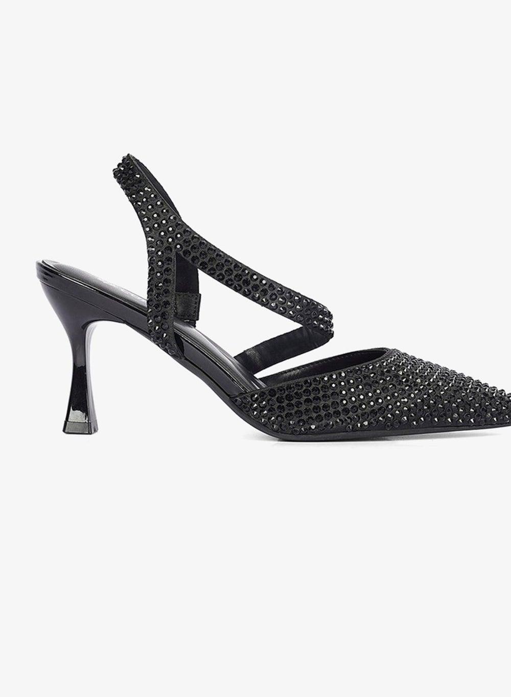 Embellished Mid Heel Slingback Mules for Women - Image 1