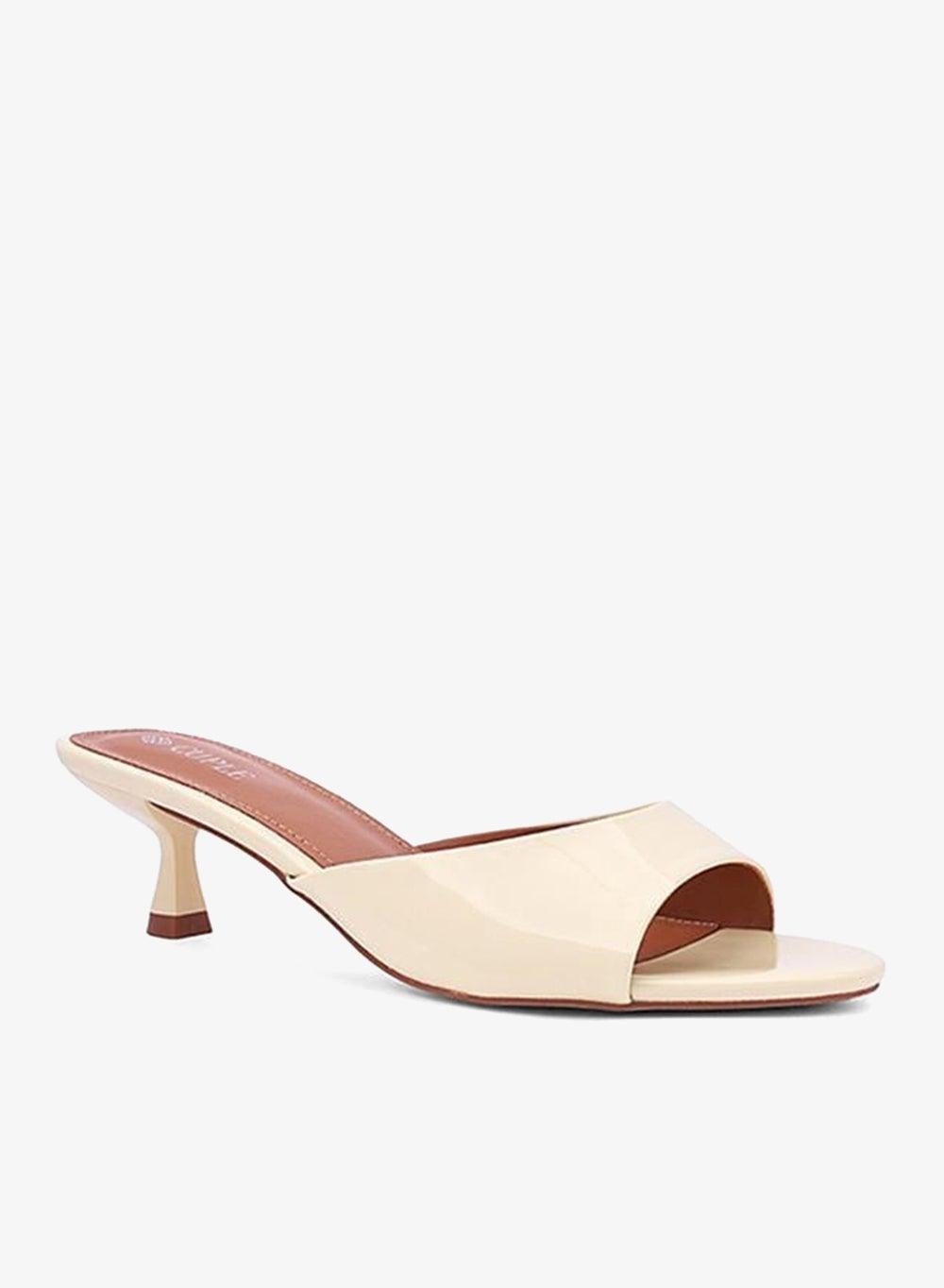 Chic Yellow Heel Mules for Effortless Elegance - Image 1