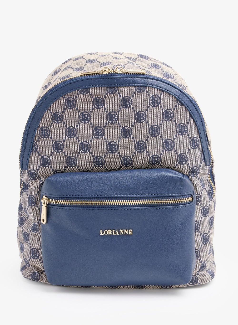 Galatea Medium Blue Logo Backpack LRPWH1H017 - Image 1