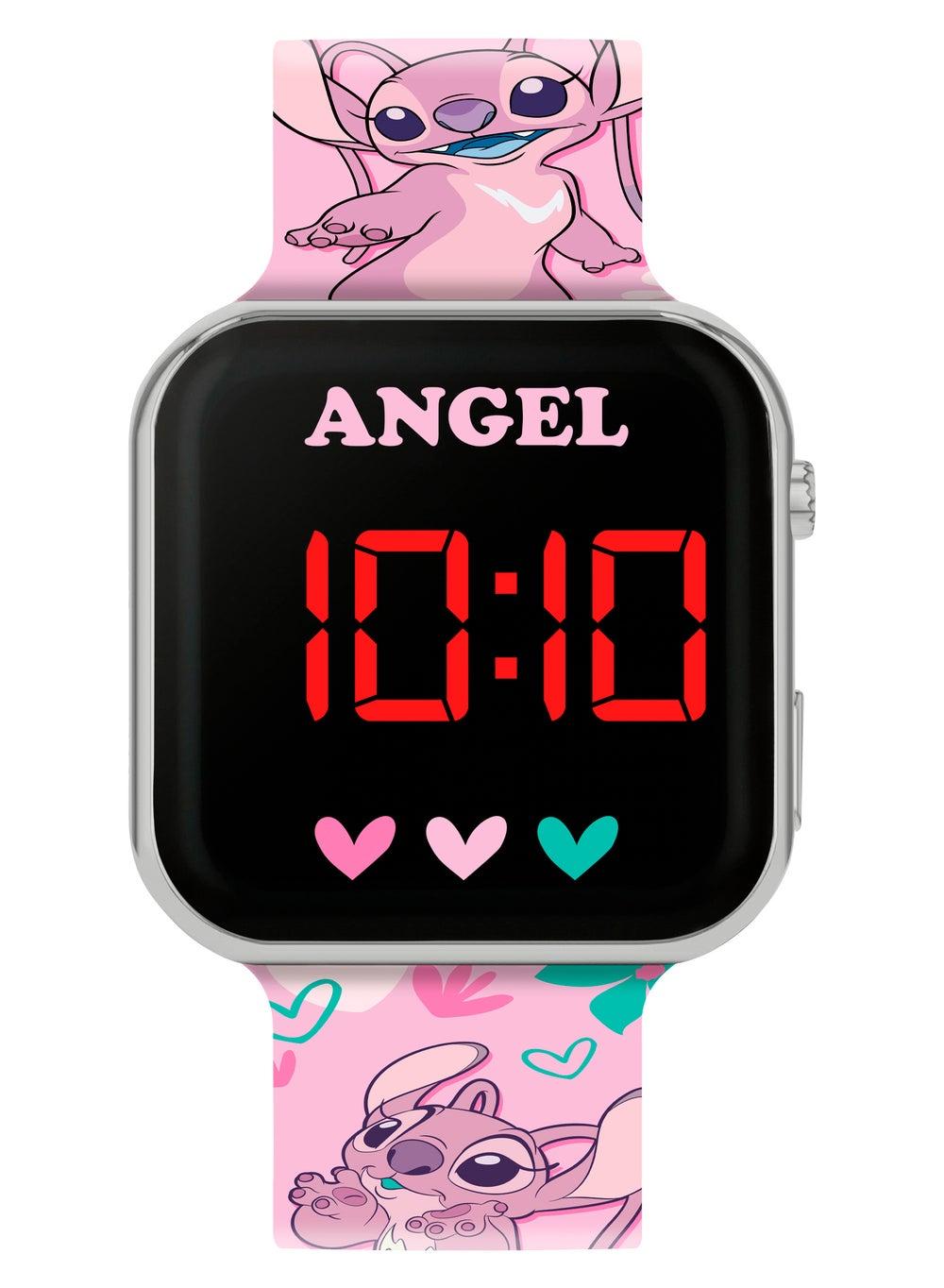 Lilo & Stitch Pink LED Girls Watch LAS4087 - Image 1