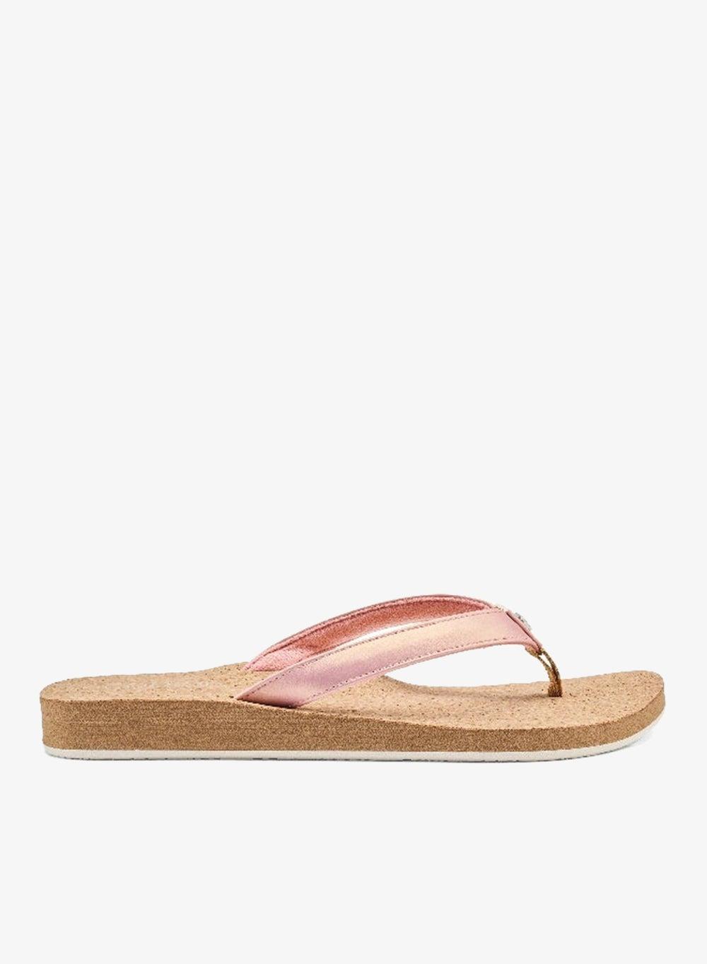 Capri Bounce Metallic Cork Flip-Flops - Image 1
