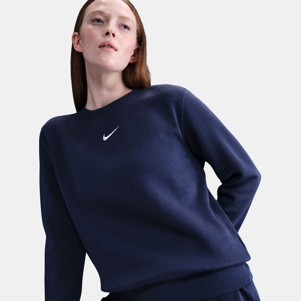 Nike Phoenix Fleece Sweatshirt Nkdq5751 410 Blue - Image 1