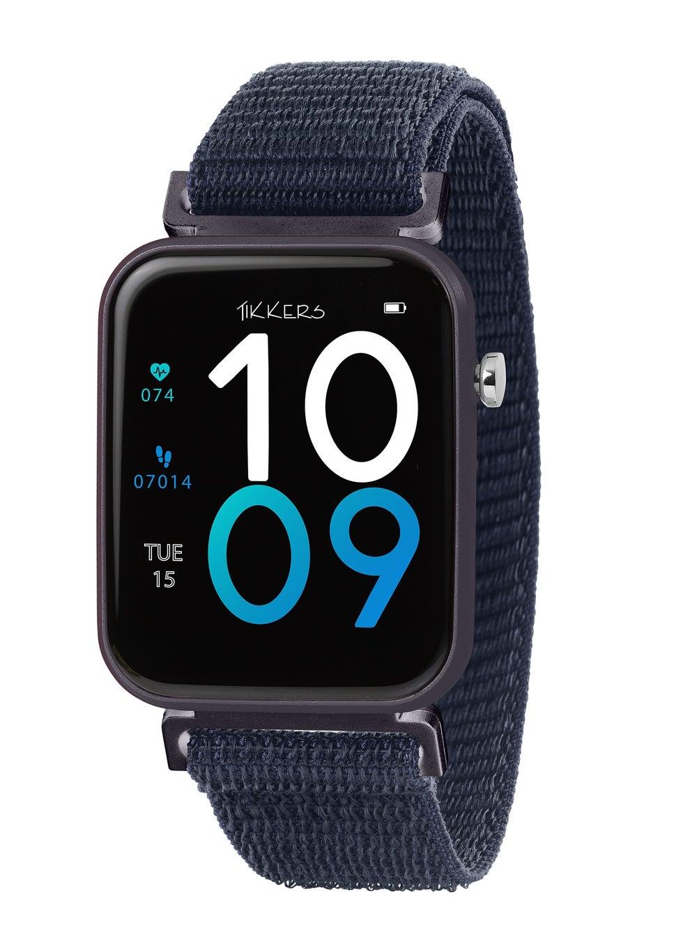 Tikkers Smart Series 13 Navy Riptape Smartwatch - Image 1