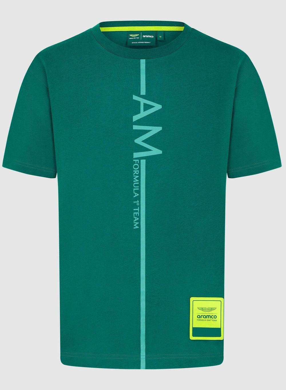 AMF1 FW Oversized Tee in Green Unisex Fit - Image 1