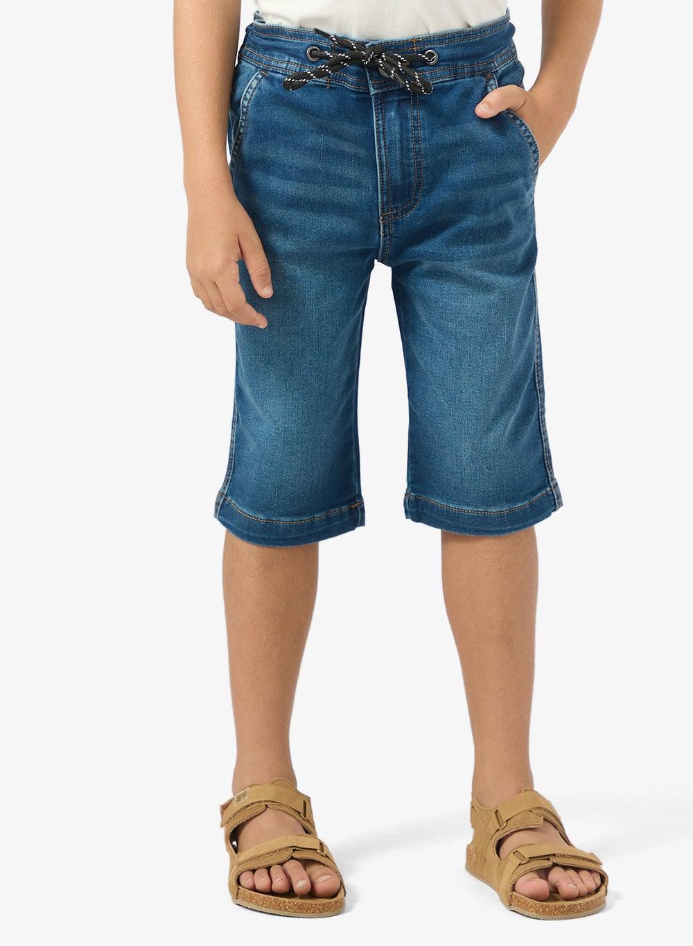 Boys Pull-On Denim Shorts Classic Fit - Image 1