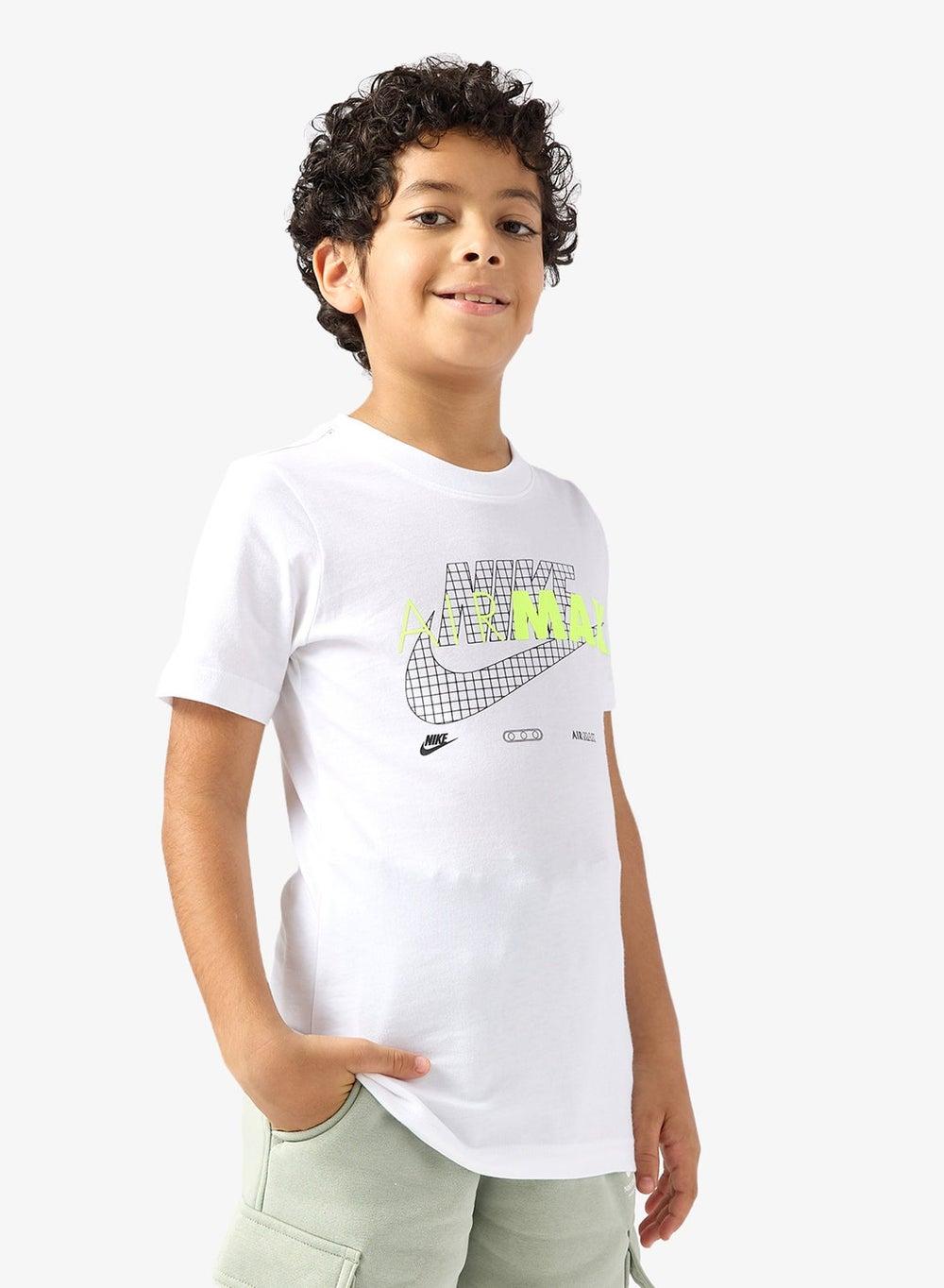 Nike Air Max Graphic T-Shirt White Volt - Image 1