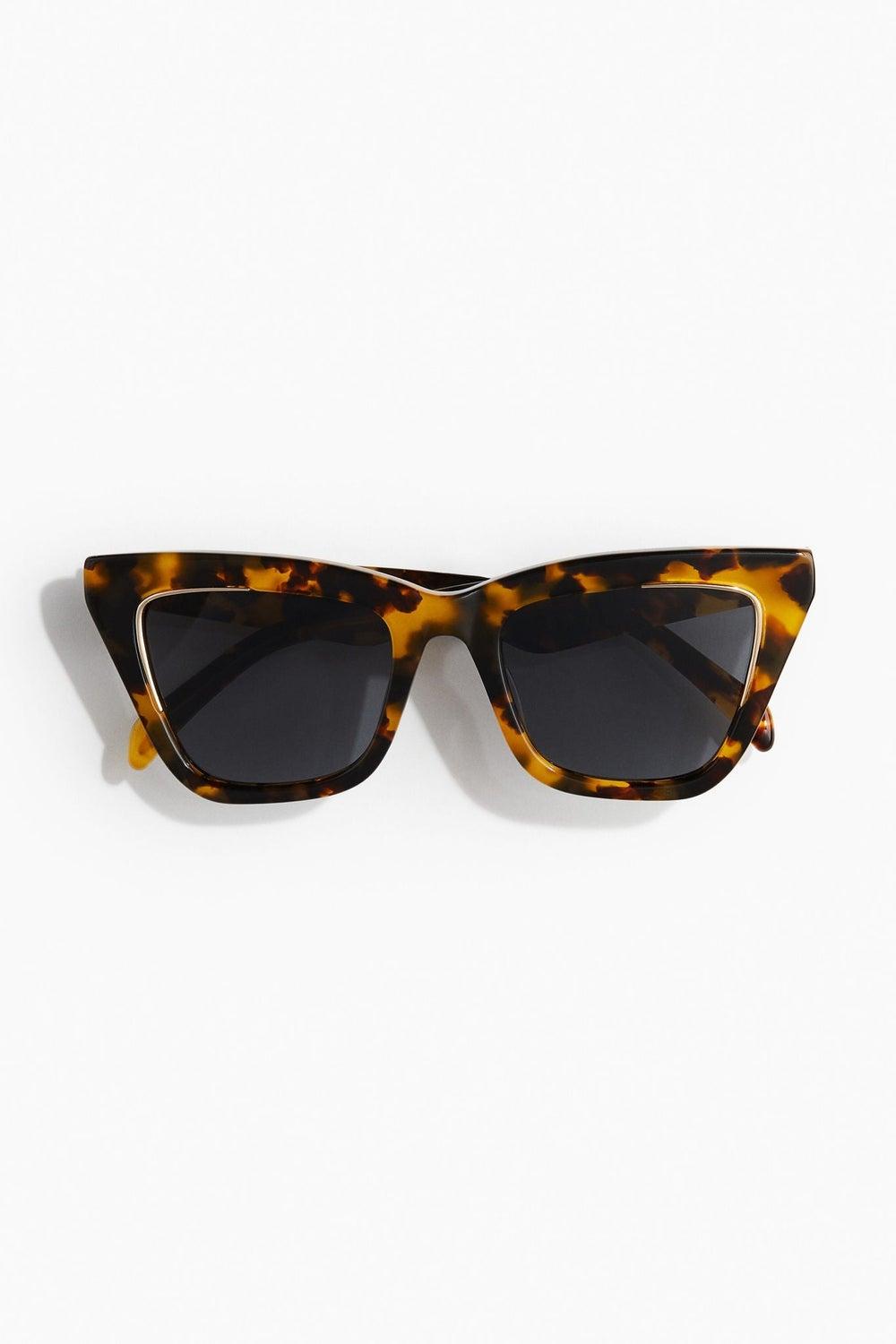 Brown Cat-Eye Polarised Sunglasses - Image 1
