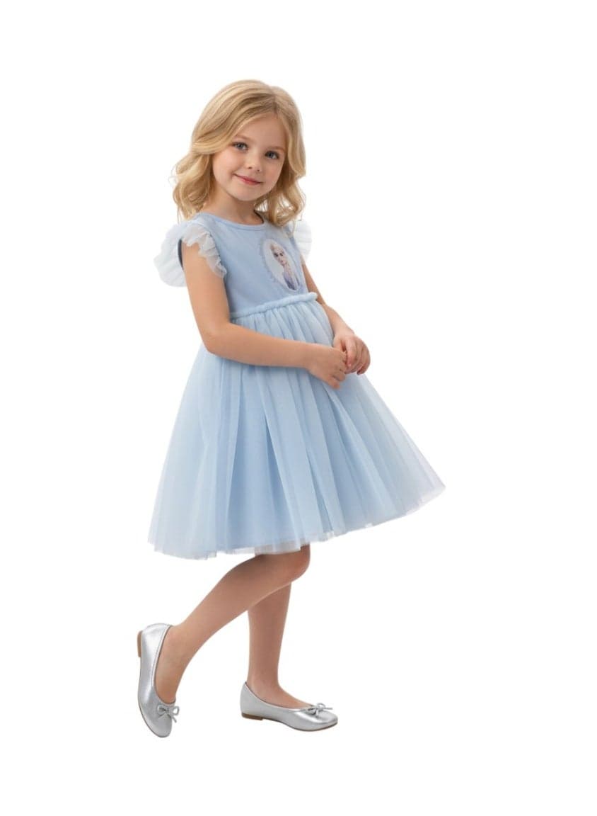 D'Daniela Sky Blue Tulle Party Dress - Image 1