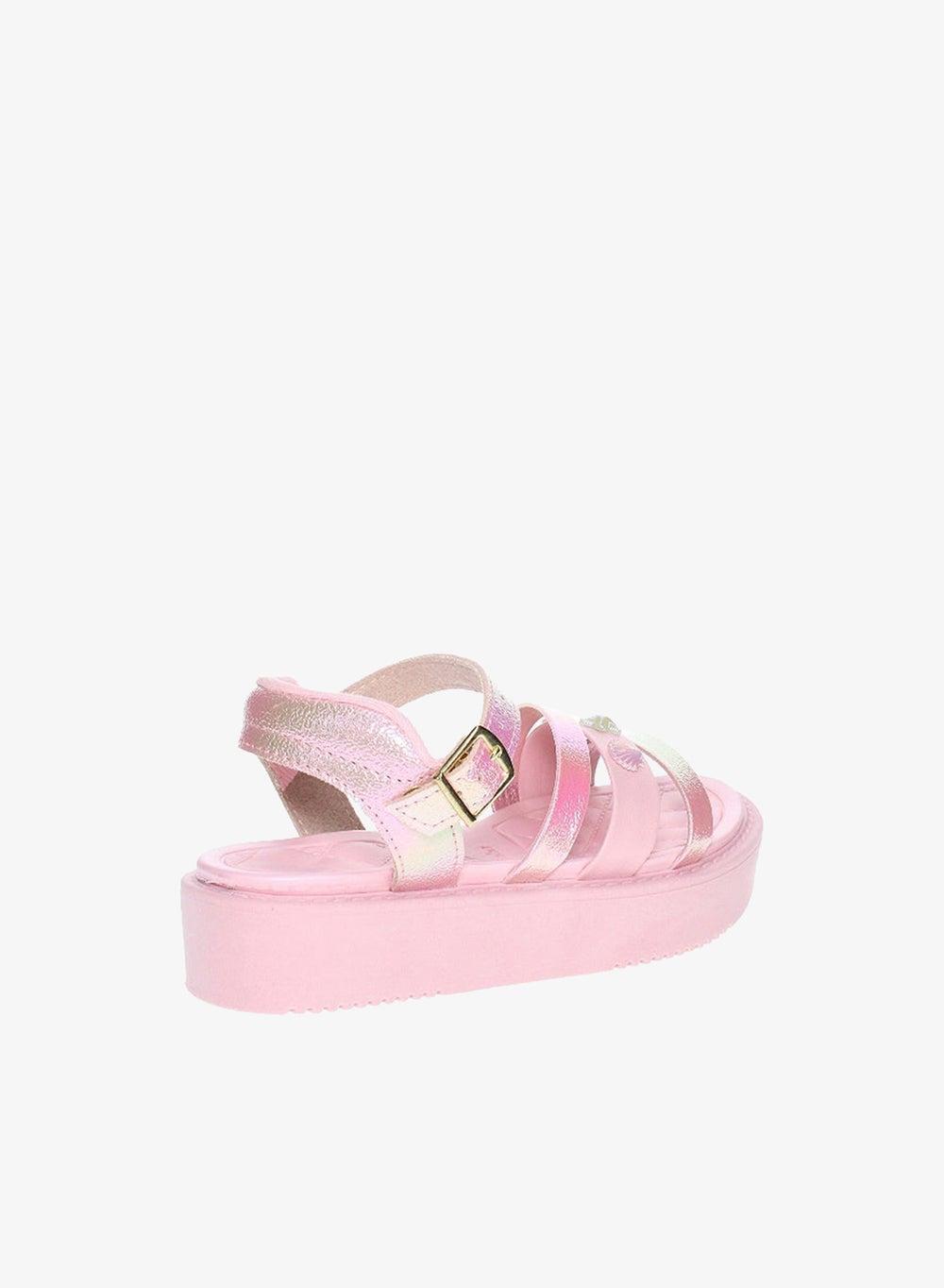 Women’s Pink Slingback Sandals with Buckle Support - Image 1