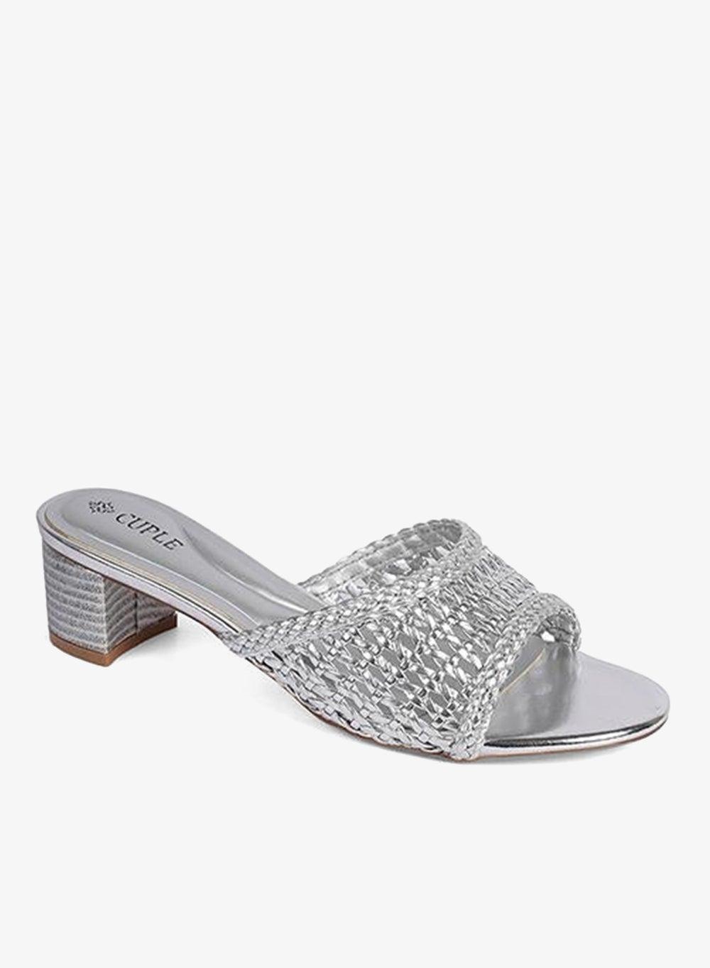 Elegant Women’s Slip-On Heeled Sandals - Image 1