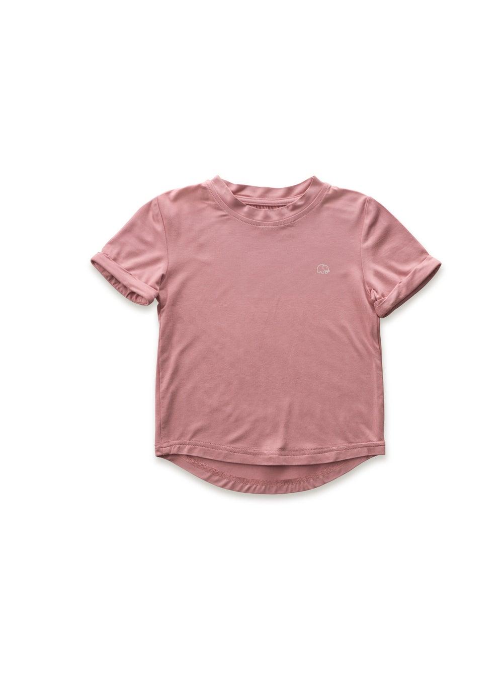 Bamboo Spandex T-Shirt- Lilac Soft Kids Tee - Image 1