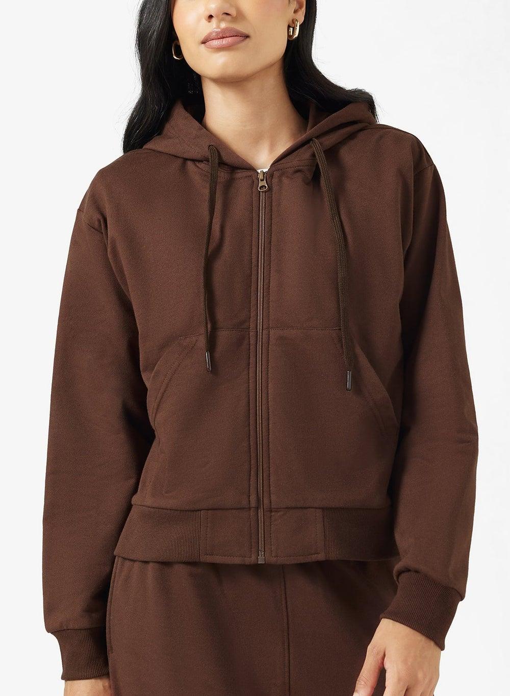 Cotton Essential Zip Thru Hoodie Gbaw2515 - Image 1