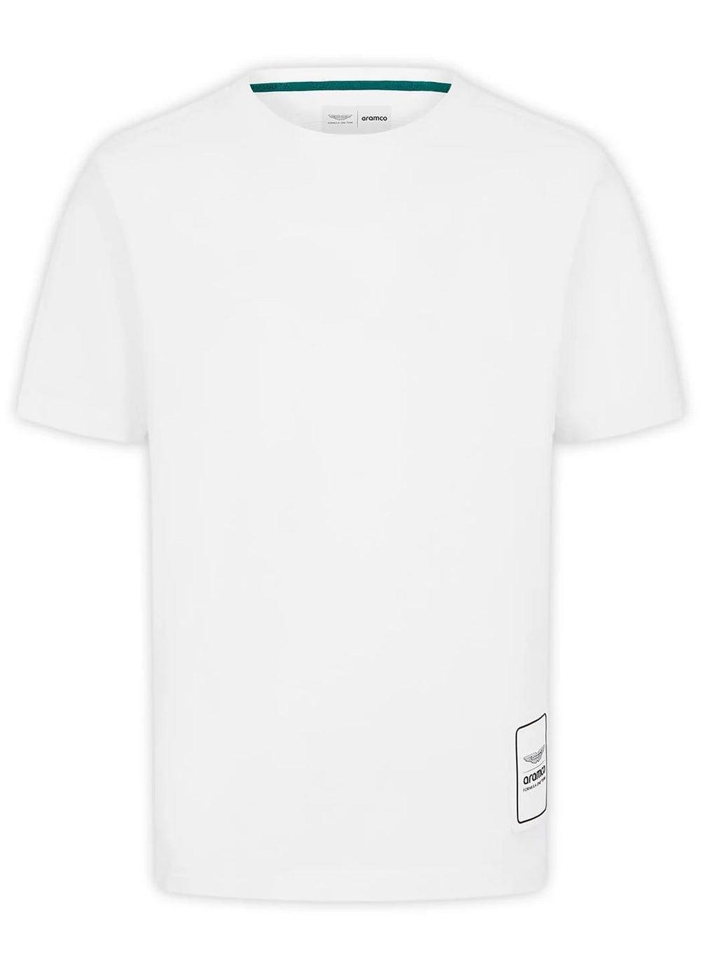 AMF1 FW Logo Tee in White - Image 1