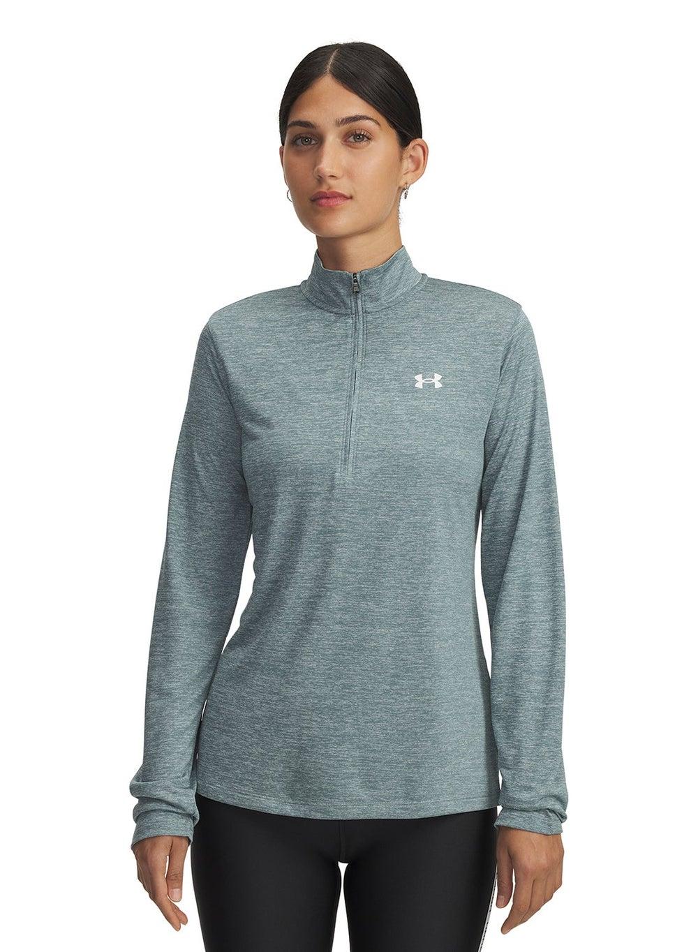 UA Tech Half Zip Twist Training Pullover 1384225 - Image 1