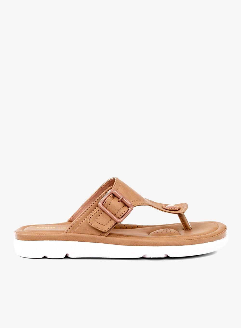 Comfit 571 5901 T-Strap Comfort Flat Sandals - Image 1