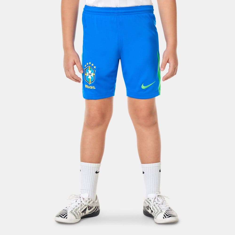 Kids' Brazil 2024 Dri-FIT Replica Football Shorts - Image 1