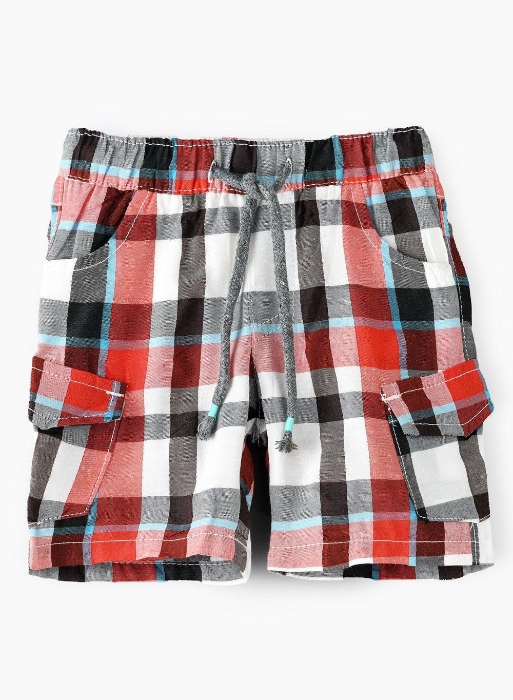 Swinb Sp307 Yarn Dyed Checkered Casual Shorts - Image 1
