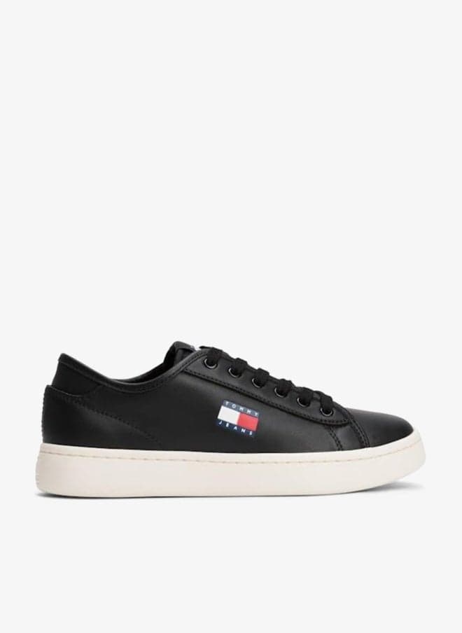 Tommy Hilfiger Lightweight Court Low Top Sneaker Black - Image 1