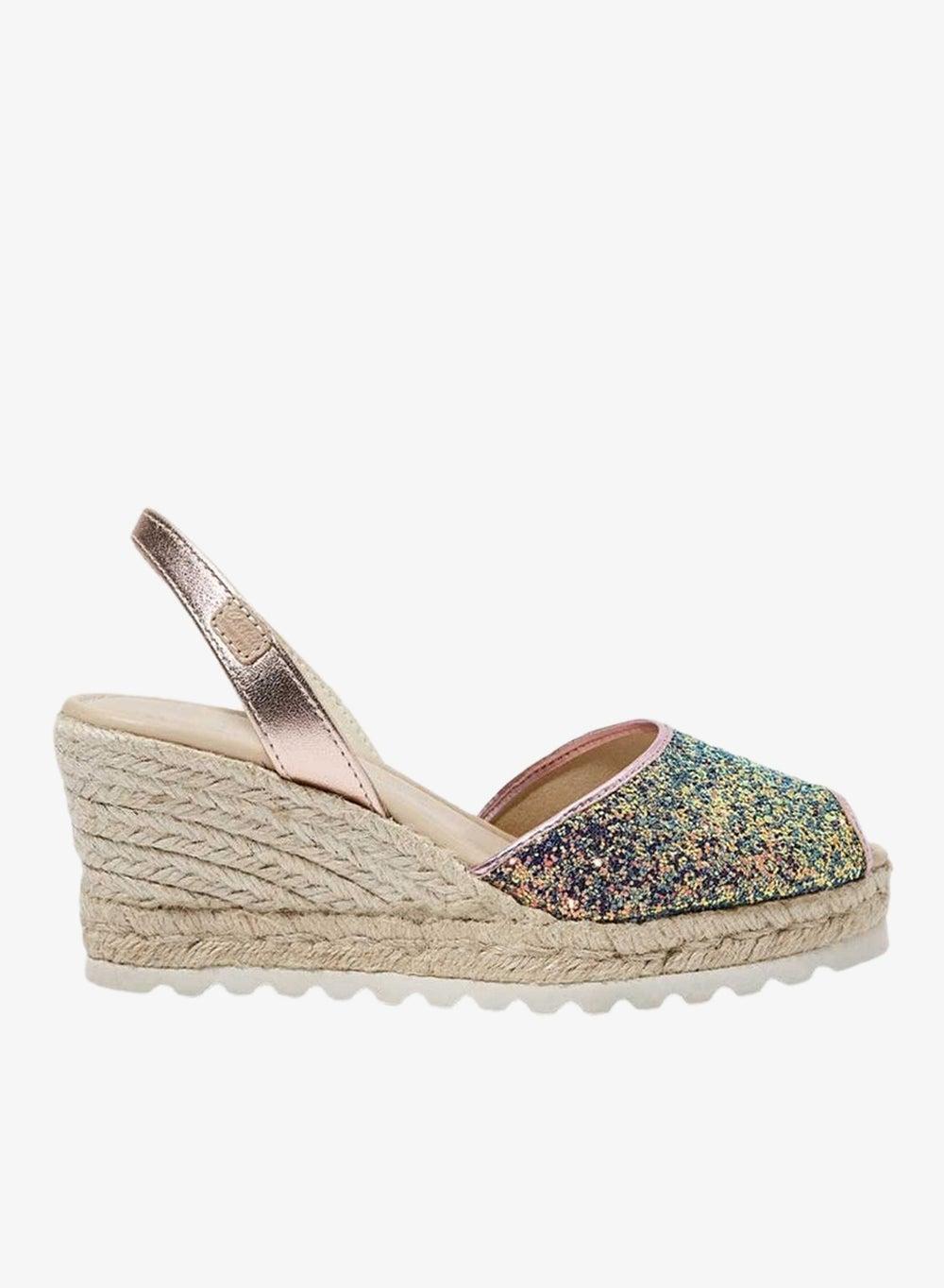 2006RFRIDAMONTADA Multicolor Wedge Slingback Heels - Image 1