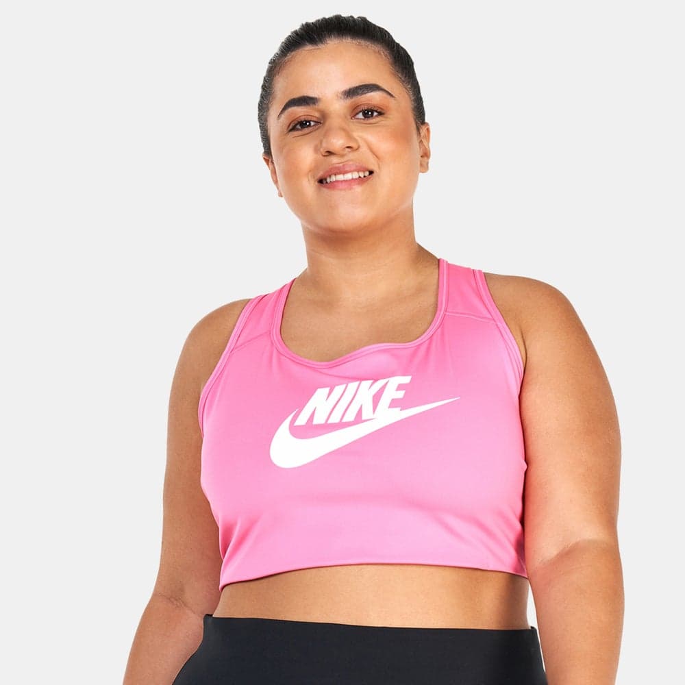 Dri-FIT Swoosh Plus Size Sports Bra Pink - Image 1