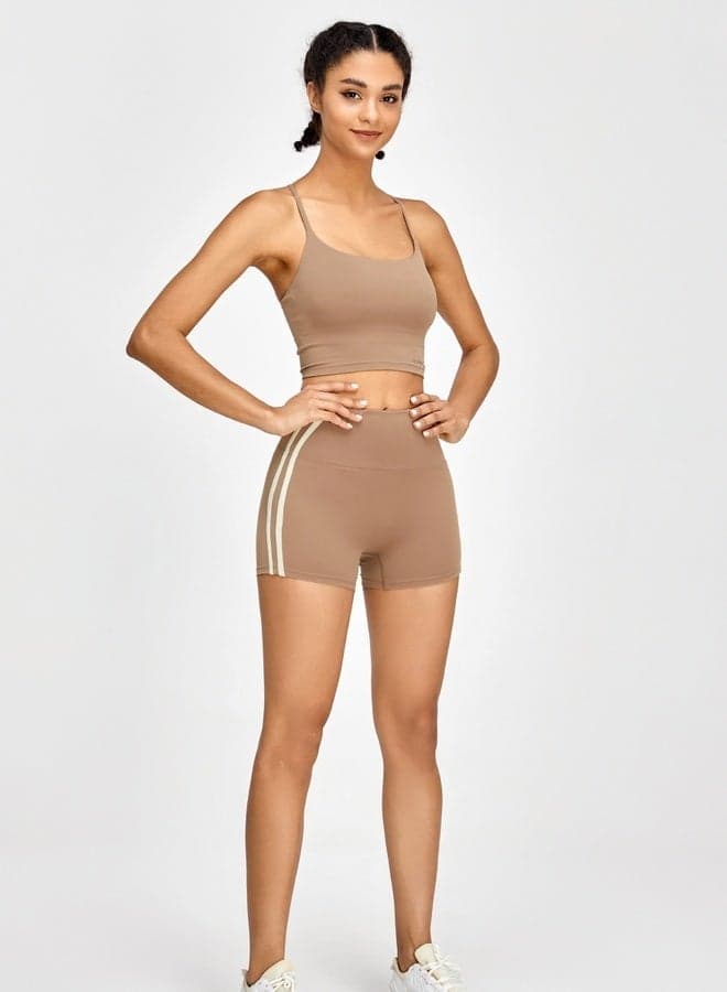 X-Back Sports Bra 502003Tp Chamoisee Brown - Image 1