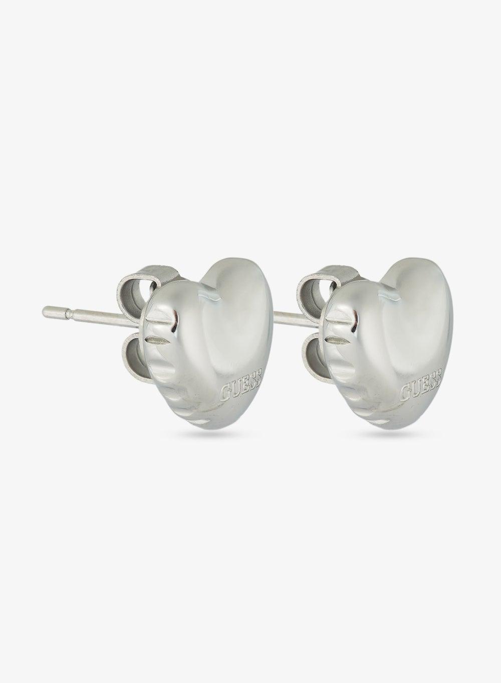 Guess Iconique Rhodium Minimalist Ear Cuffs Jube05543Jwrh - Image 1