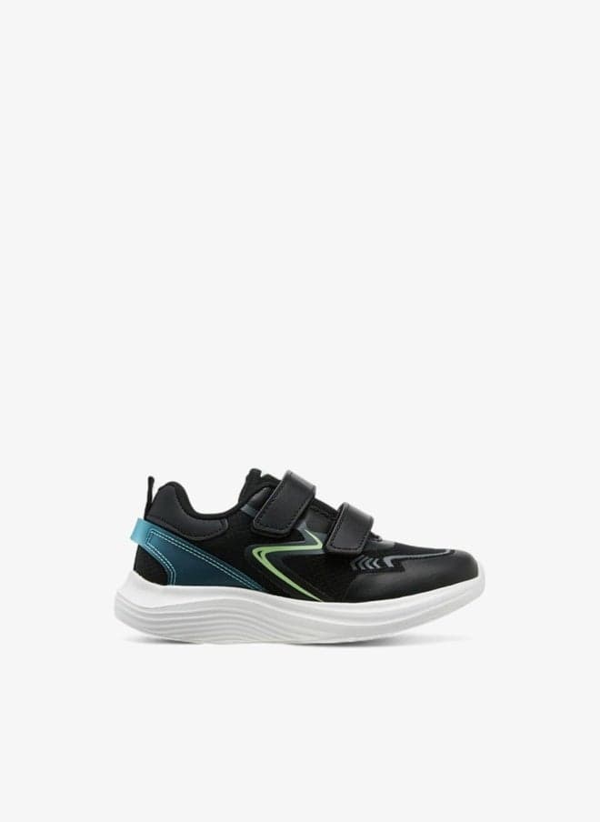 Panelled Sports Shoes H240216Bj Hook and Loop - Image 1