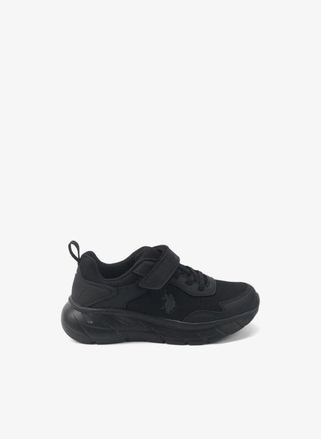 Kids Black Velcro Mesh Sneakers 102041864 - Image 1