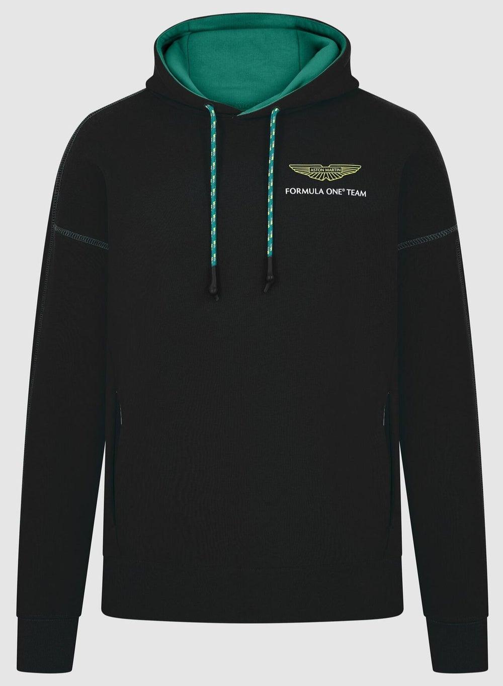 AMF1 FW Logo Black Premium Unisex Hoodie - Image 1