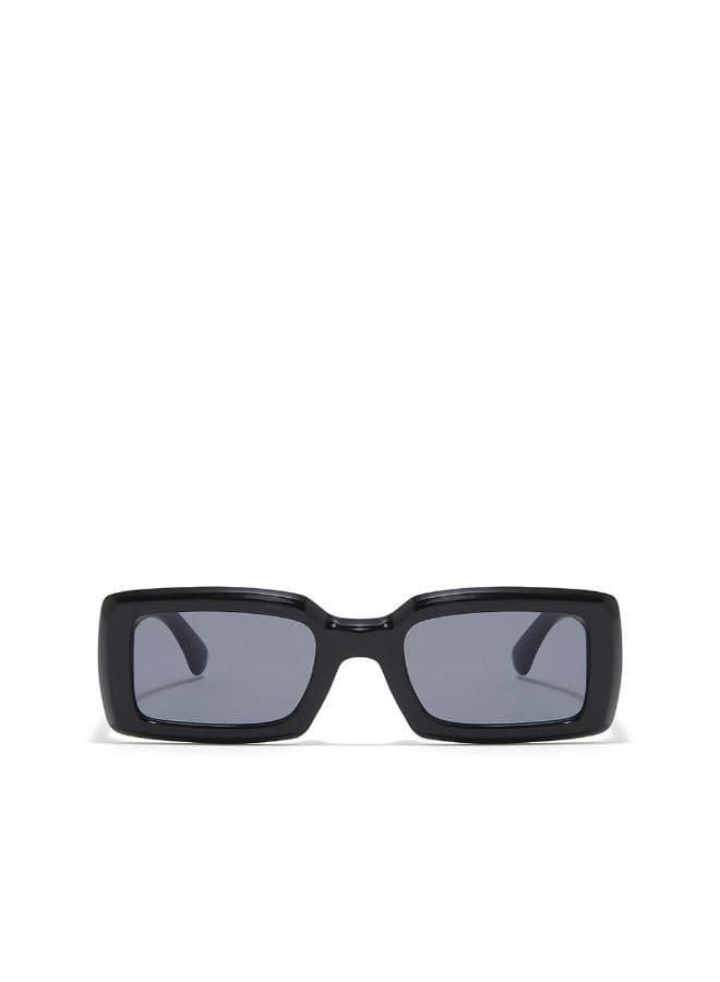 BlackOut ZEN Rectangular Women's Sunglasses UV400 Black Gray - Image 1