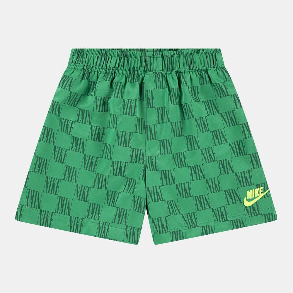 Nike Kids' Jacquard Sportswear Shorts Green - Image 1