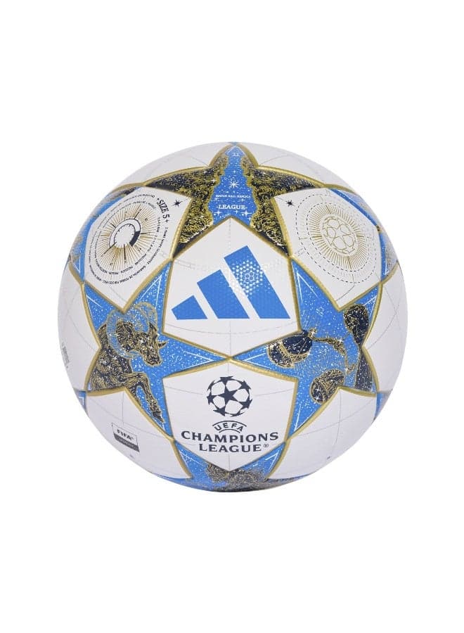 Adidas UCL League Ball White Blue Gold - Image 1