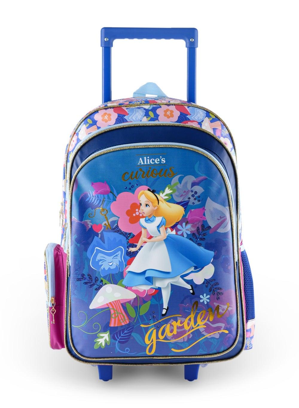 Disney Alice in Wonderland Curious Garden Trolley Bag 18 Inches - Image 1