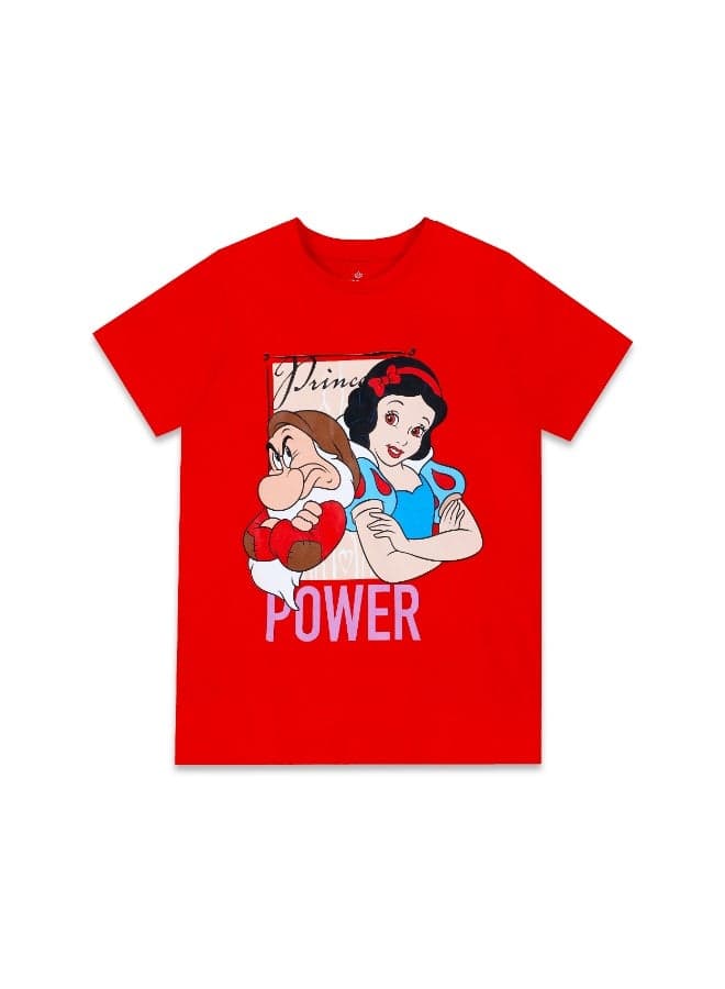 Disney Princess Power Girls Short Sleeve T-Shirt - Image 1