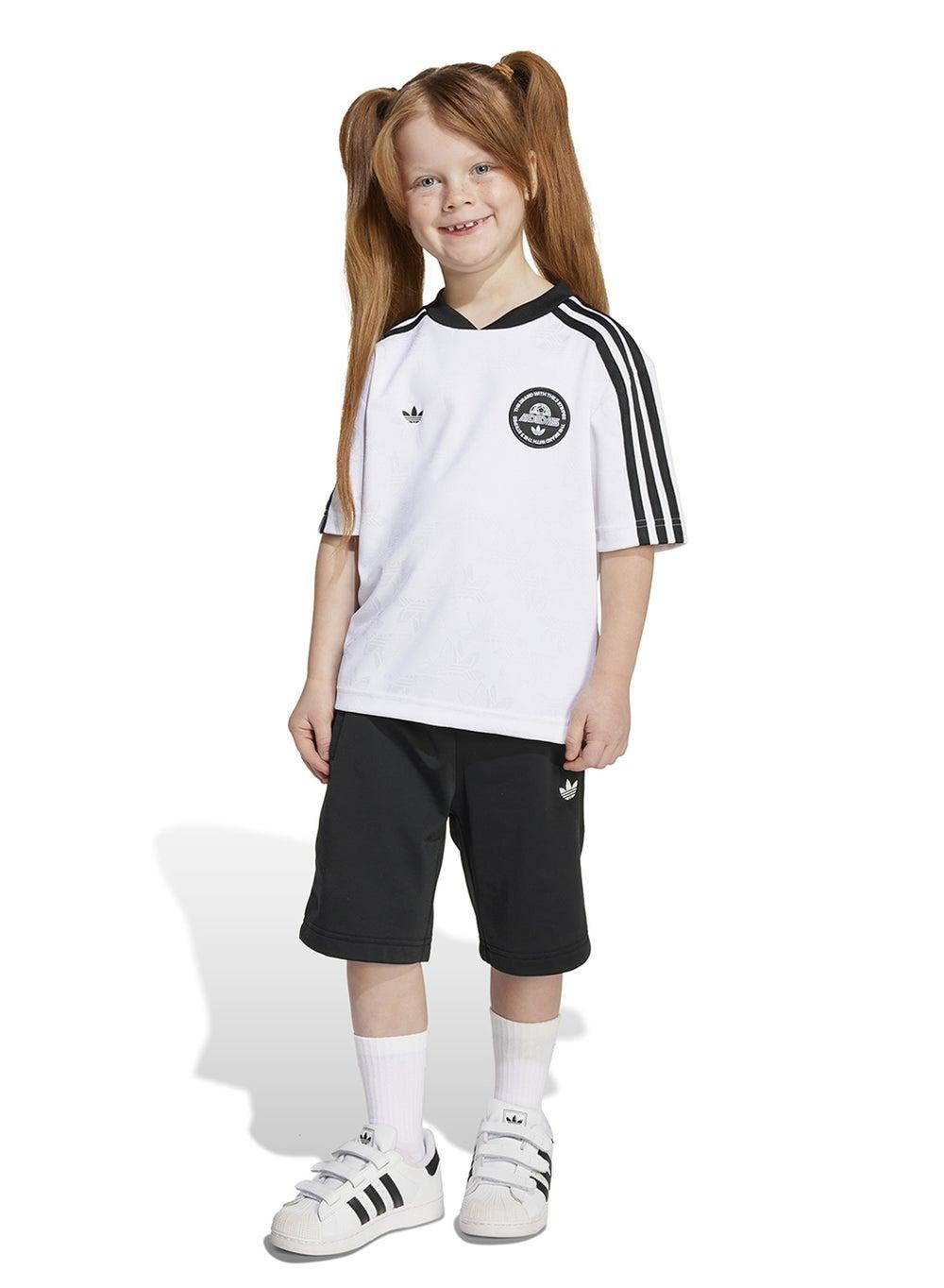 adidas Kids Football-Inspired Tee & Shorts Set - Image 1