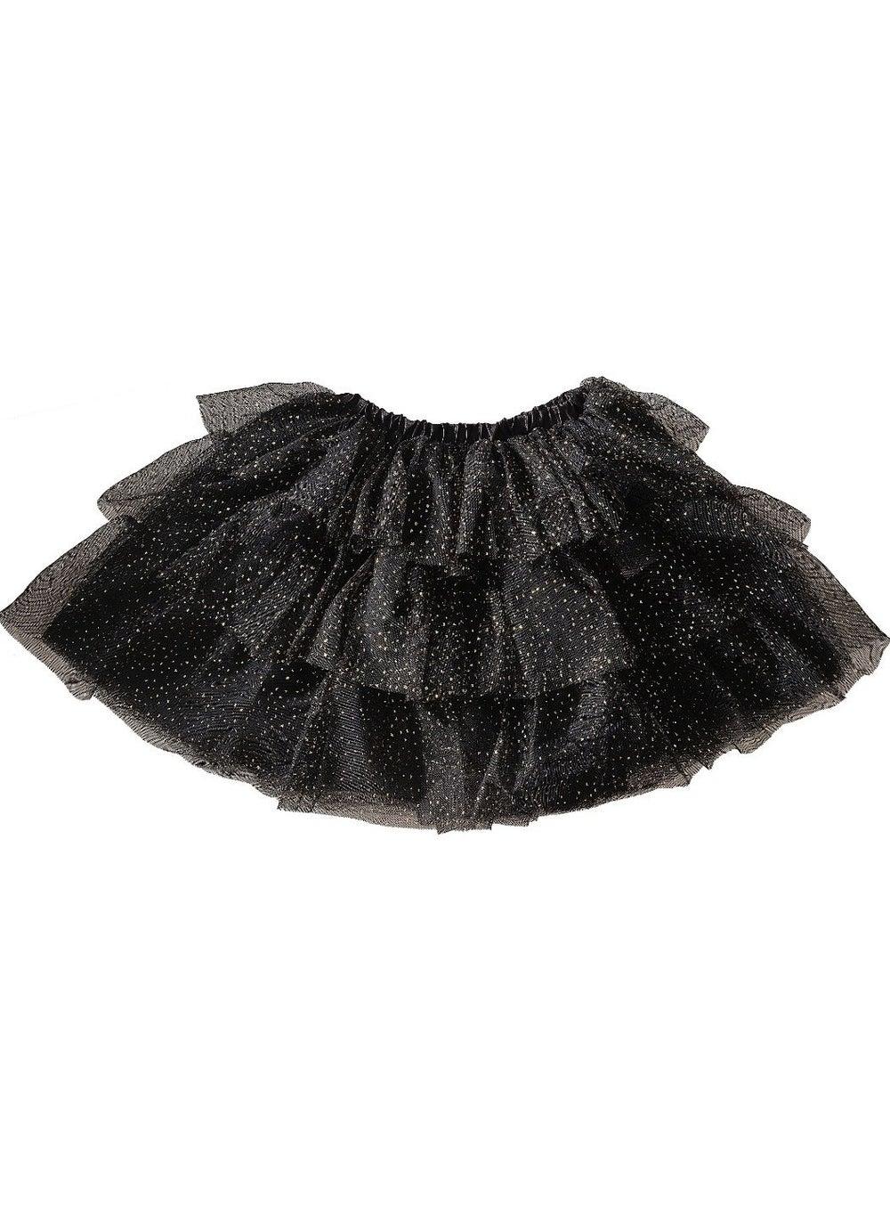 Sparkle Black and Gold Tiered Tutu 5–7 Years - Image 1