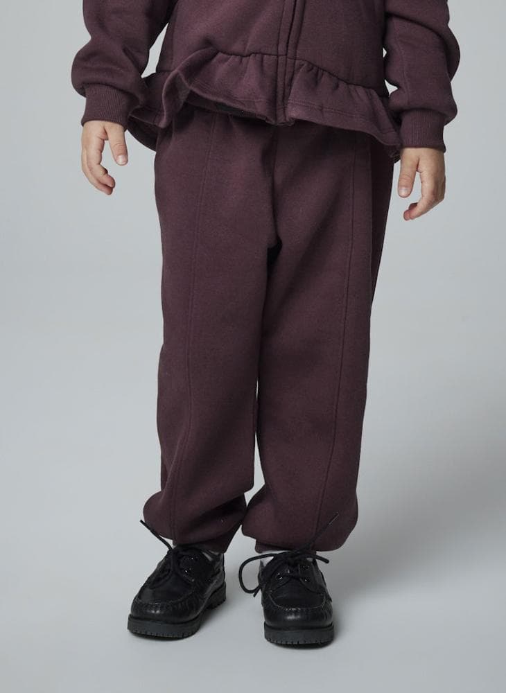 Girls’ Cuffed Sweatpants in Soft Cotton Blend - Image 1