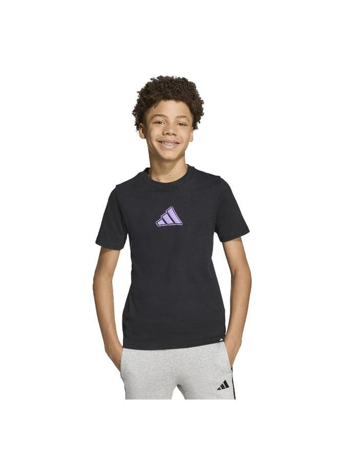 Adidas Anime Pets Graphic T-Shirt Junior Black - Image 1