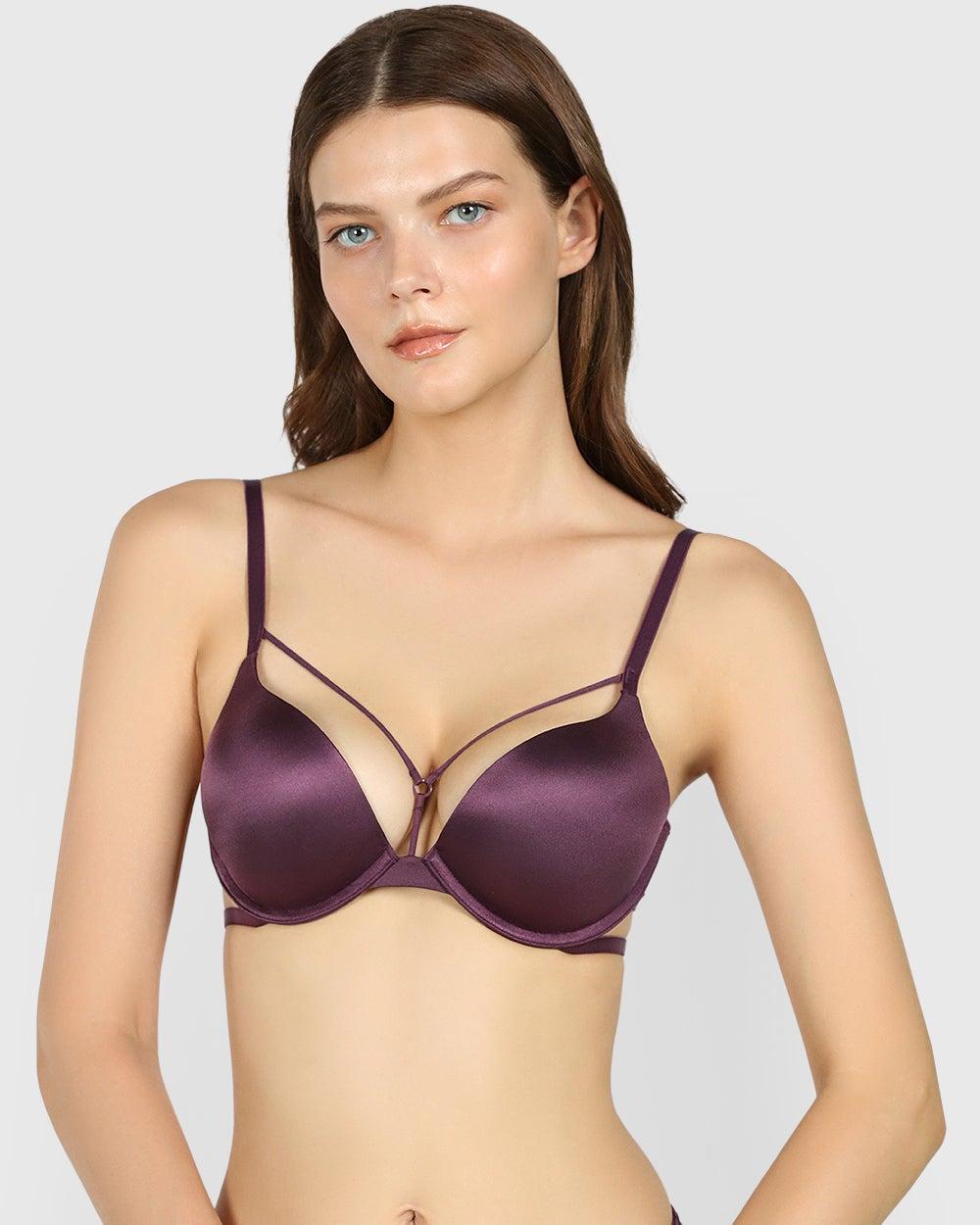 Isla & Evie Obvious Double Push-Up Plunge Bra - Image 1
