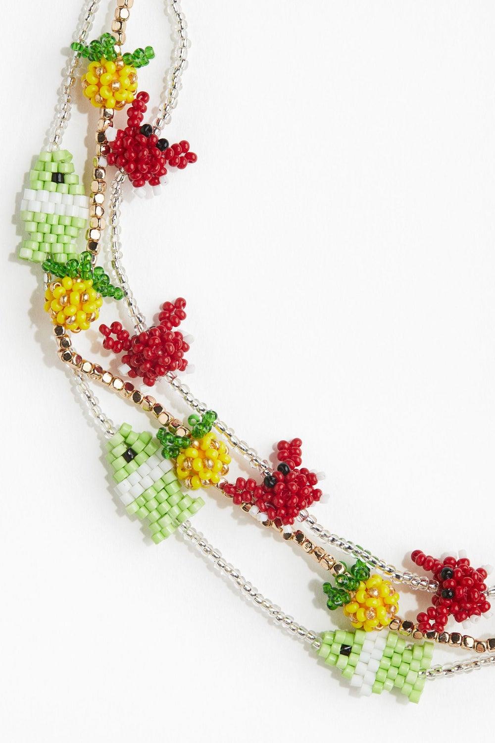 3-Pack Beaded Pendant Necklaces Set - Image 1