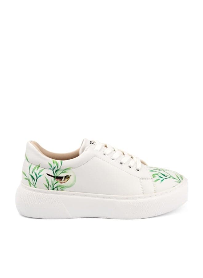 Birdie Animal Print Platform Sneakers - Image 1