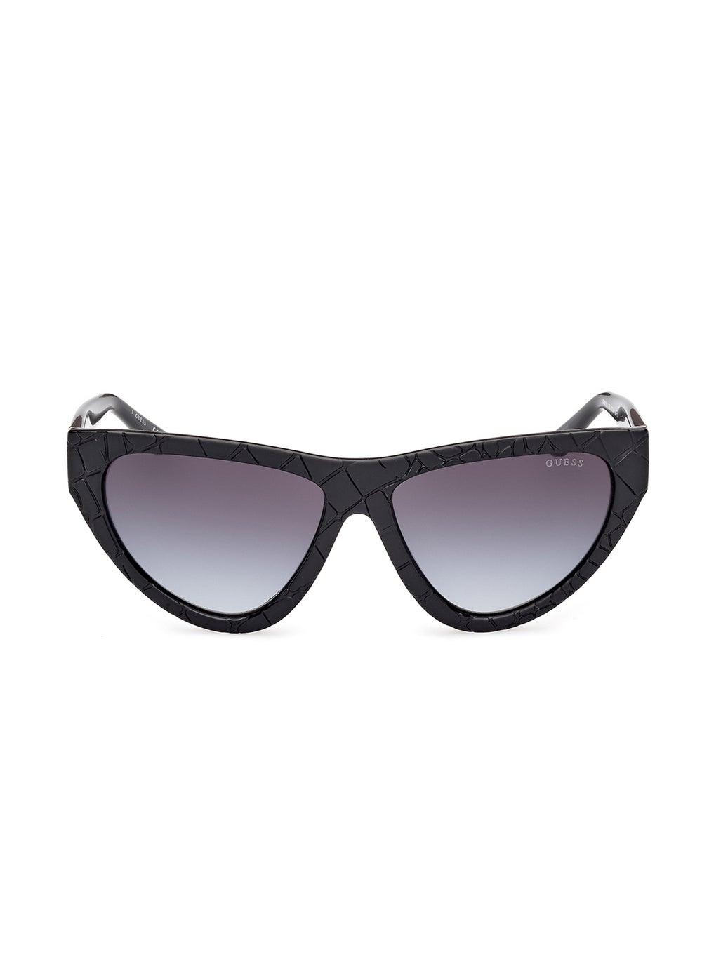 Guess Square Injected Sunglasses Matte Black Smoke - Image 1