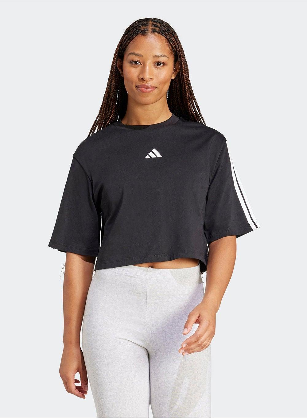 adidas Essential 3-Stripes Loose Tee Jd4998 - Image 1