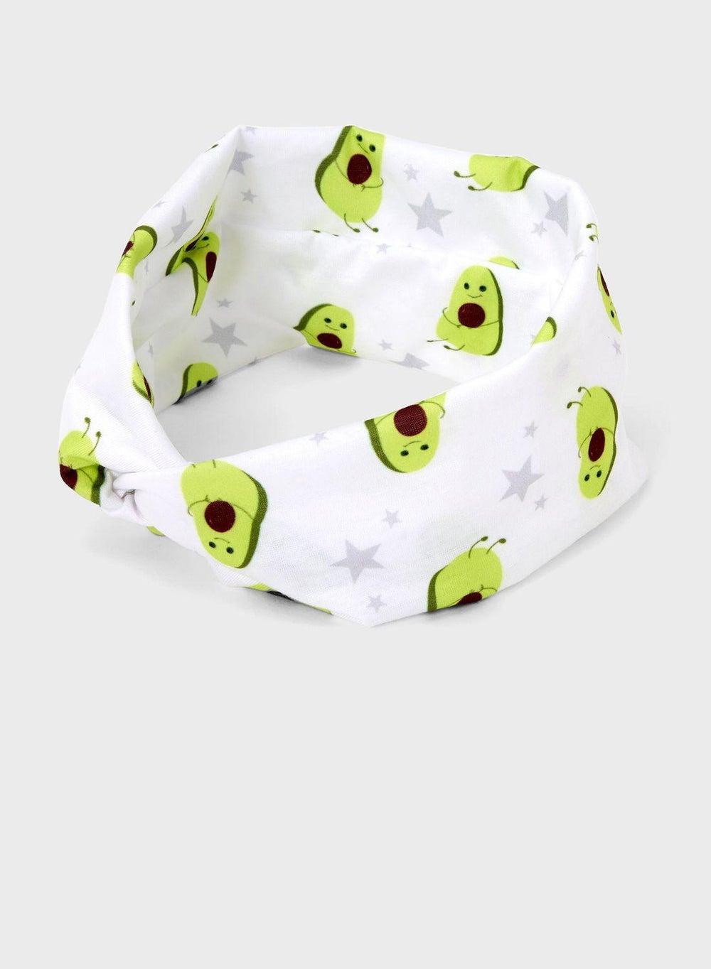 Kids Wide Avocado Print Headwrap - Image 1
