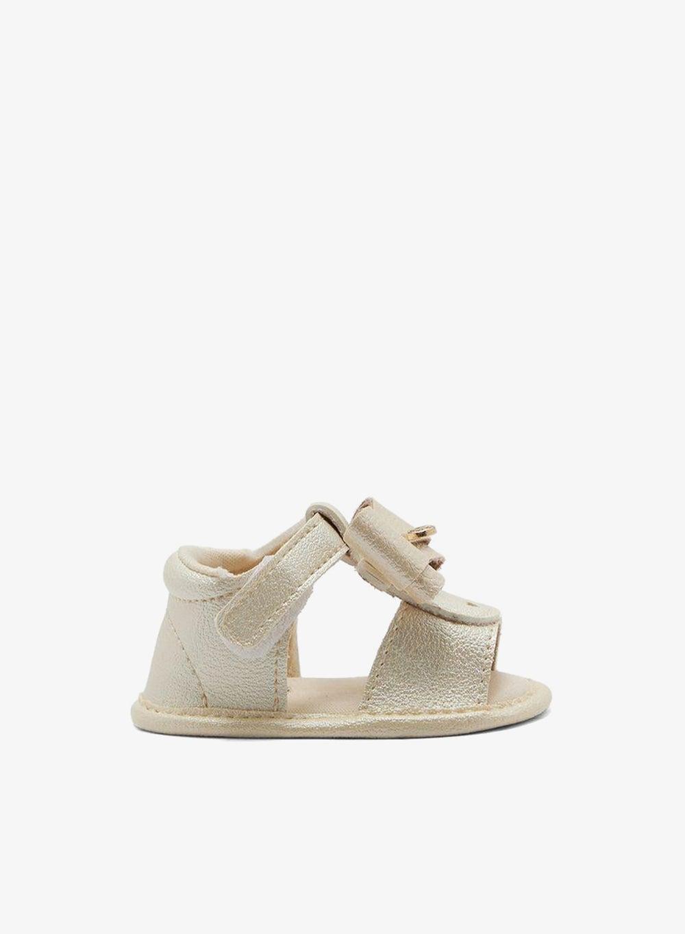 Girls Bow Detail Velcro Summer Sandals - Image 1