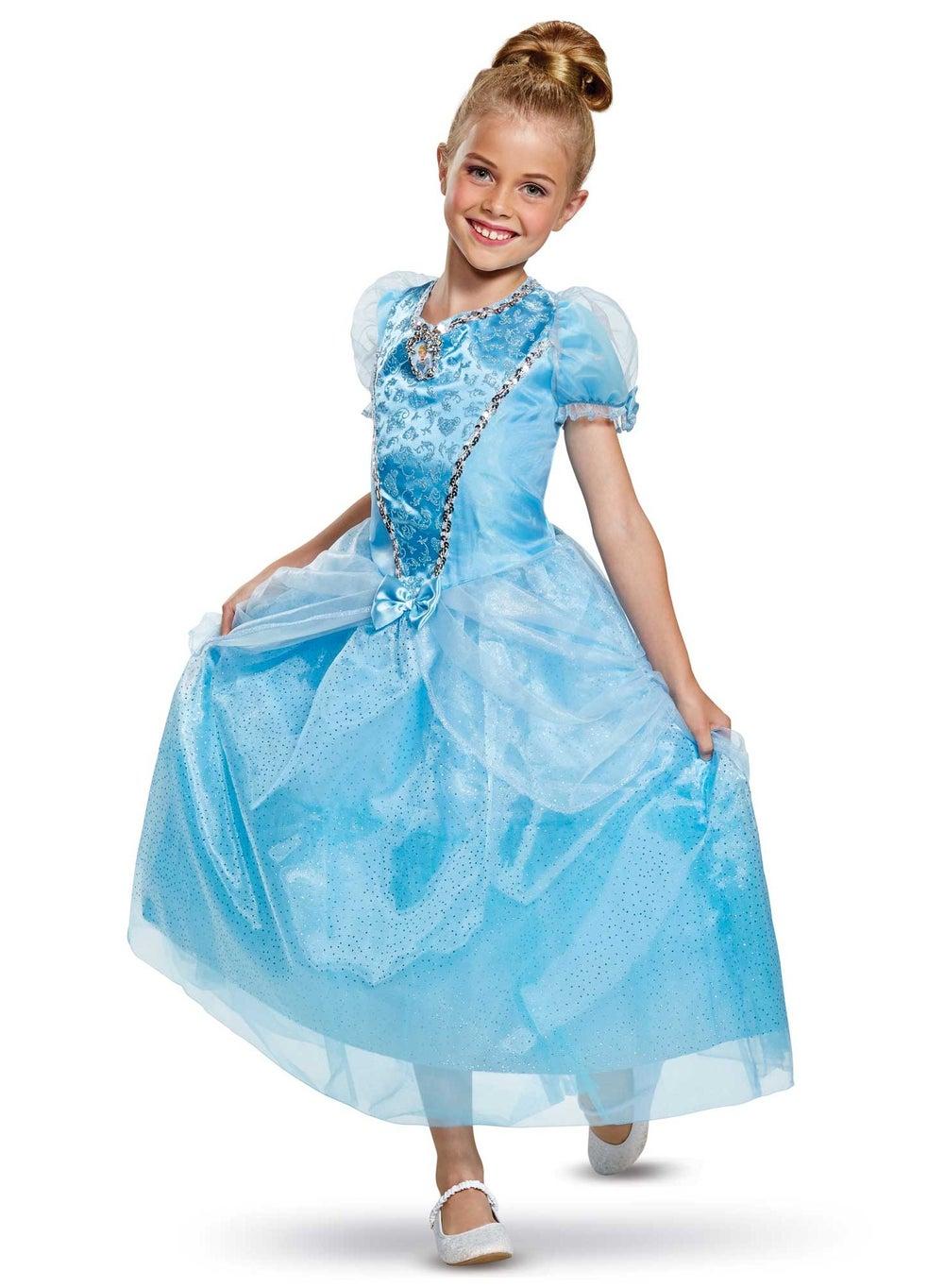 Princess Cinderella Deluxe Girls' Costume Dress - Image 1