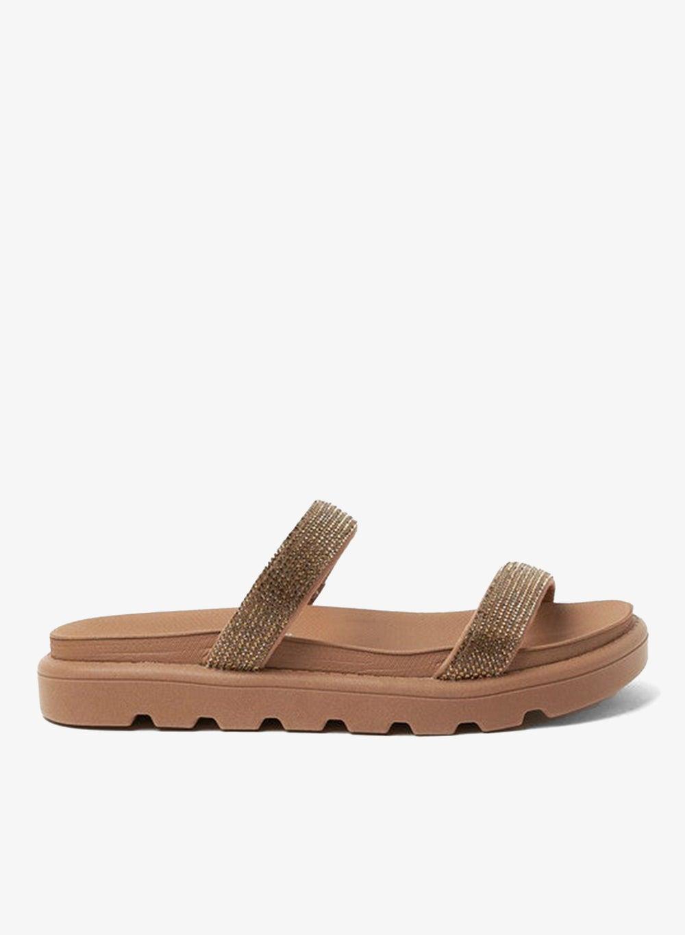 Nude Brazilian Flat Sandals for Women – Classic Comfort Fit - Image 1