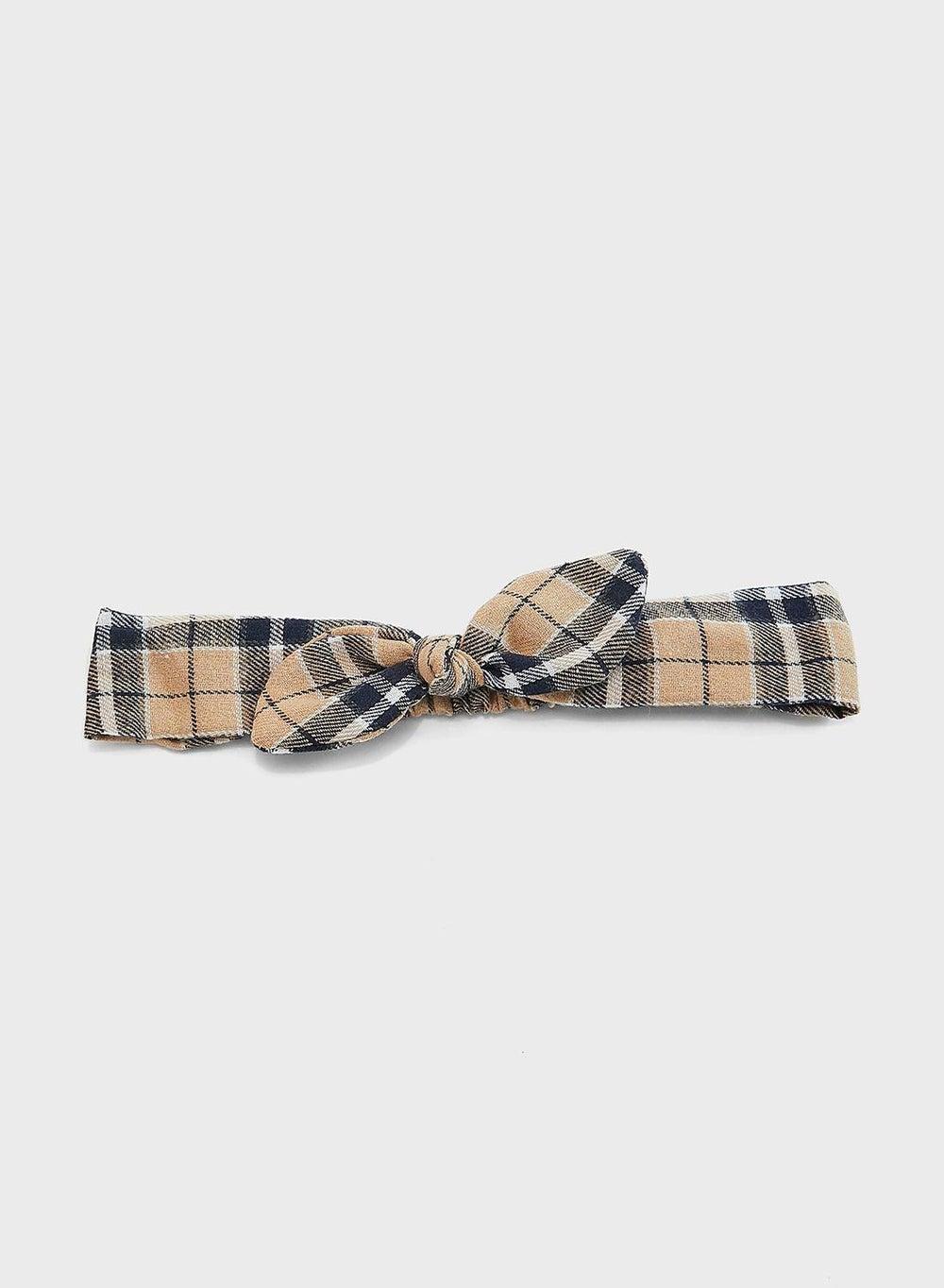 Kids Plaid Bow Headband CL32028 - Image 1